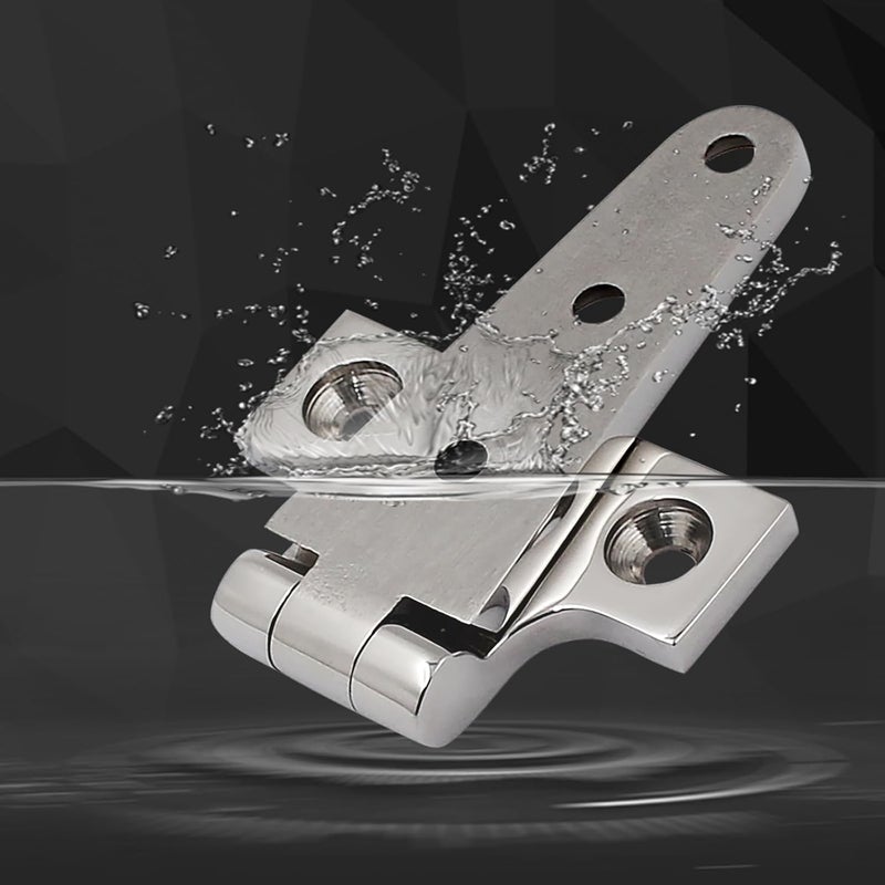Laorde 316 Stainless Steel T Hinges Marine Grade Heavy Duty Boat Hatch Hinge Casting Cabinet Hardware Door Hinge with Screws - Image 5